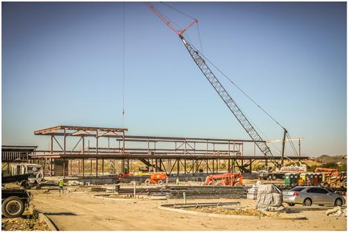 Central administration building construction